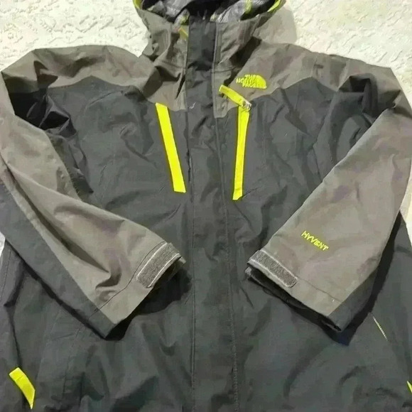 The North Face HyVent Black Boys Jacket Size Large 14/16 - Picture 12 of 12
